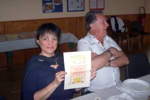 Sylvie gagne un repas pour 2 personnes à la Saladerie de Rigny-Ussé.
