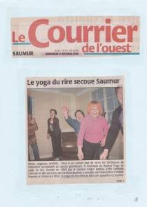 Le Courrier de l'Ouest de Saumur du 15 Février 2006