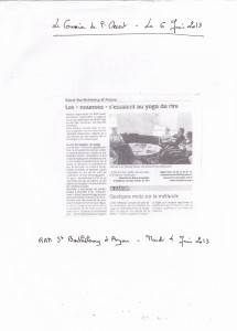 Le Courrier de l'Ouest de Saint-Barthélémy d'Anjou du 6 Juin 2013